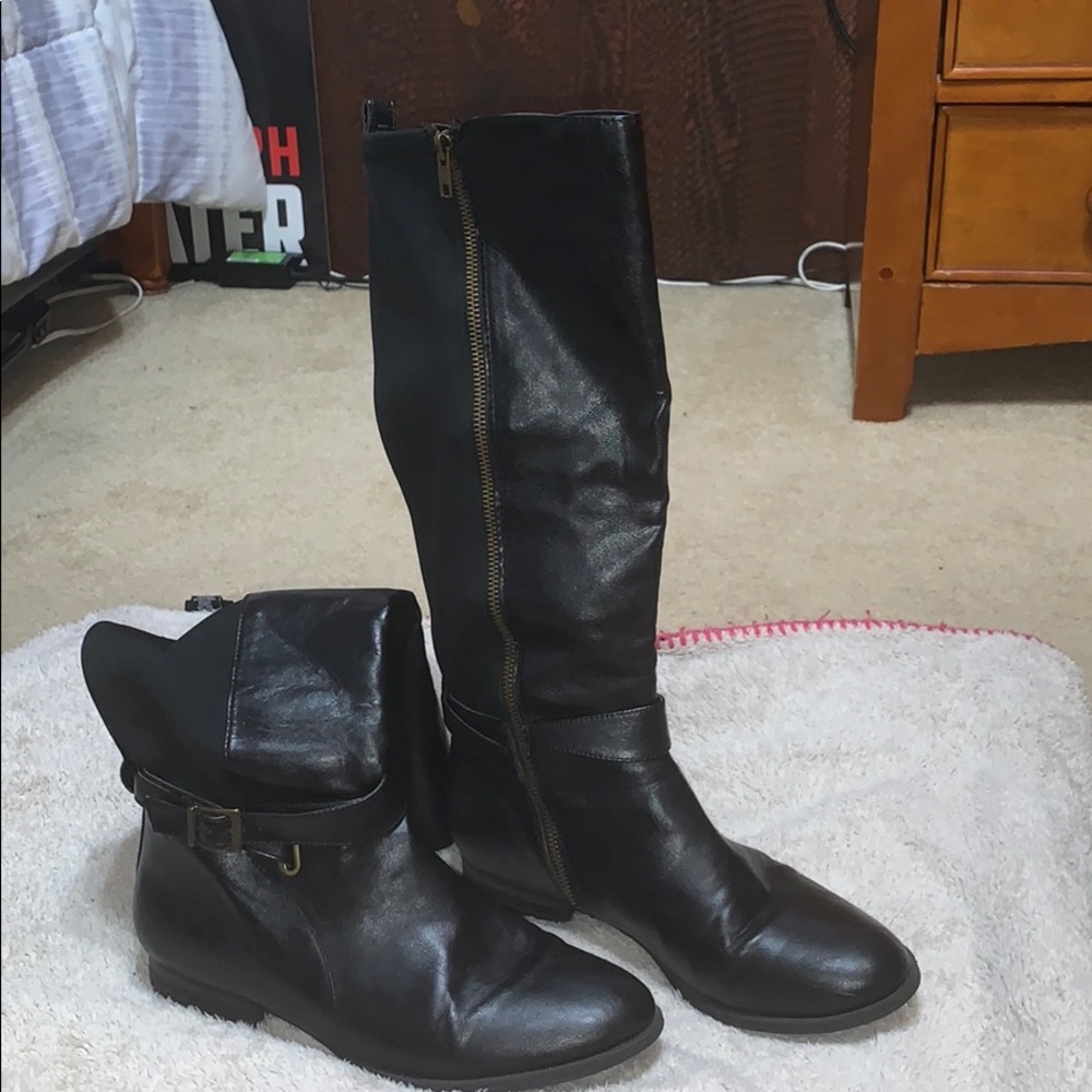 Black boots